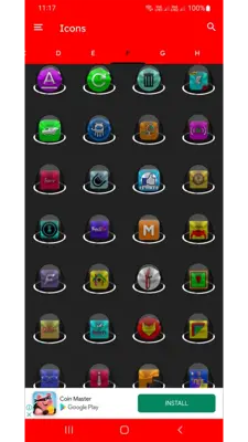 Sleek Icon Pack Free android App screenshot 2